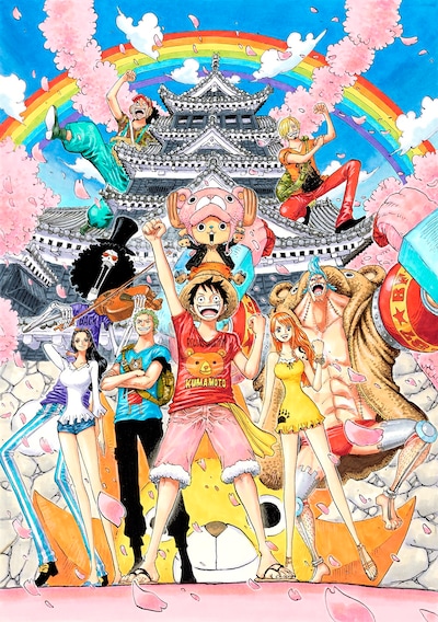 「ONE PIECE熊本復興プロジェクト」のキービジュアル。(c)尾田栄一郎/集英社