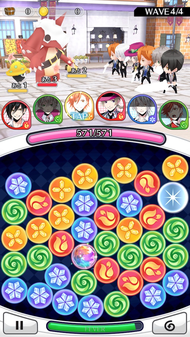 スマホアプリ「マジカルデイズ the Brats’s Parade」プレイ画面 ※画面は開発中のもの。