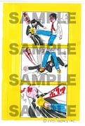 「復活版 地獄に堕ちた教師ども」と「パチンコ 蛭子能収初期漫画傑作選」を2冊購入してサイン会に参加する人に進呈されるポストカード。