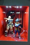 「S.H.Figuarts ナッパ」、「S.H.Figuarts ベジータ」（ともに参考出展）