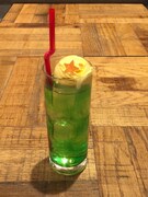 TOWER RECORDS CAFE表参道店の提供メニュー。「いでよ！神龍ソーダ！」