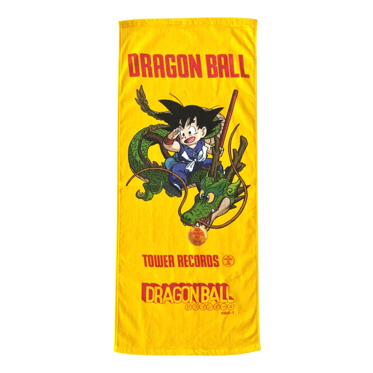 「ドラゴンボール × TOWER RECORDS タオル」