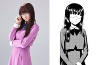 左から金子理江演じる沢村智紀、原作の沢村智紀。