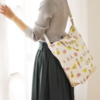 キャンバスショルダートート