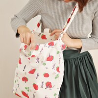 キャンバスショルダートート