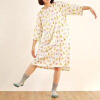 ゆるりワンピースの着用例。