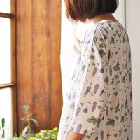 ゆるりワンピースの着用例。