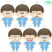 「指の上のおそ松さん(パジャマ ver.)」