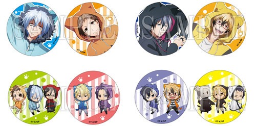 「AGF2016」のブースで先行販売されるくじの賞品。画像はD賞「缶バッジセット」。