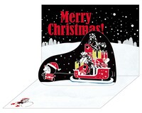 クリスマスポップアップカード