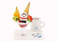「ドラえもん ロボット雪だるまパフェ（カフェラテつき）」
