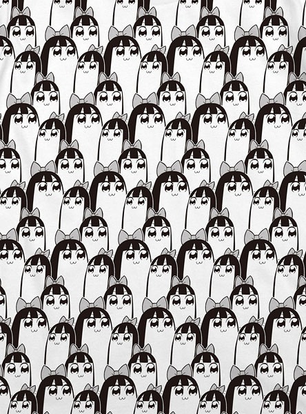 「ピピ美オールプリントTシャツ」デザインのアップ。