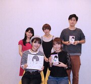 左上から時計回りに田中あいみ、井澤詩織、阿座上洋平、加藤英美里、久保ユリカ。