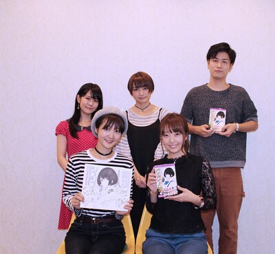 左上から時計回りに田中あいみ、井澤詩織、阿座上洋平、加藤英美里、久保ユリカ。