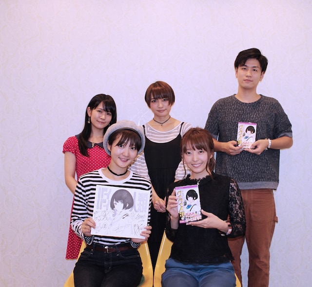 左上から時計回りに田中あいみ、井澤詩織、阿座上洋平、加藤英美里、久保ユリカ。