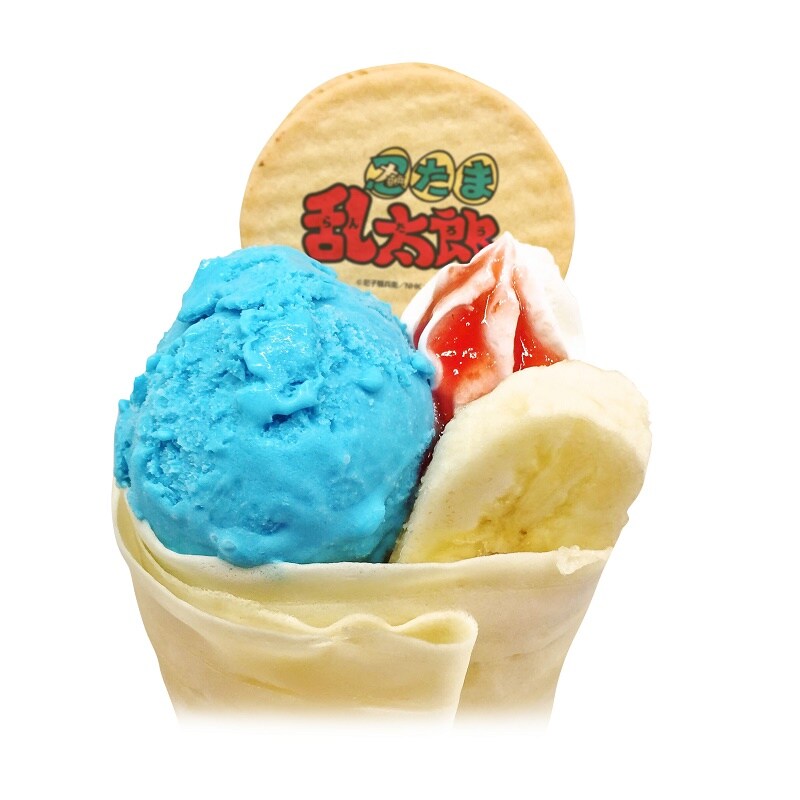 「忍たま」クレープが原宿で！2年生から5年生まで各学年をイメージ