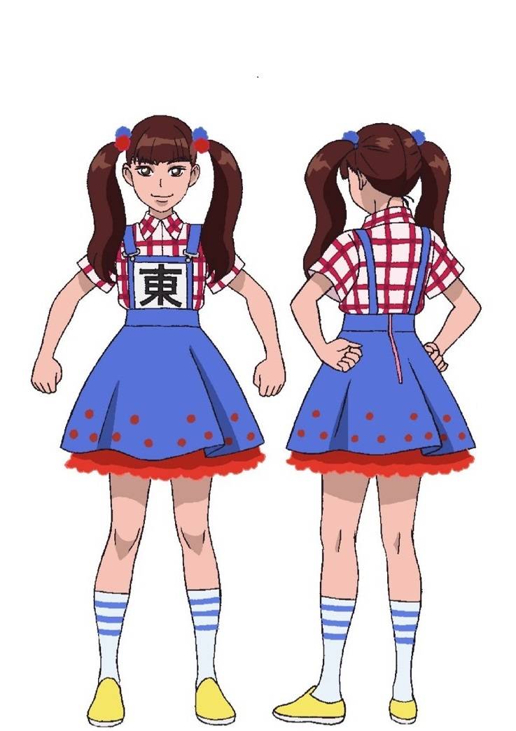 東理紗の設定画。