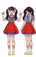 西井万理那の設定画。