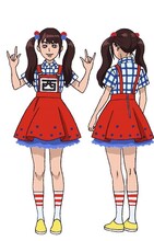 西井万理那の設定画。