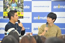 イベントの様子。左から木村昴、福山潤。