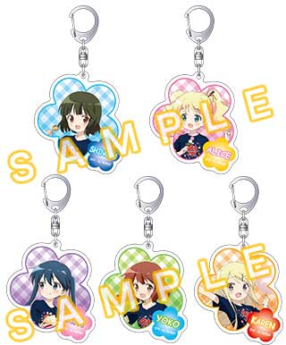 劇場販売されるアクリルキーホルダー。