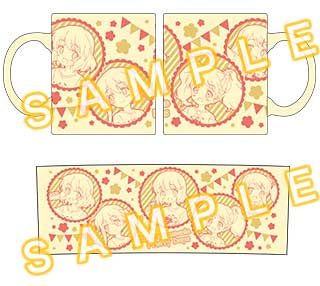 劇場販売されるマグカップ。