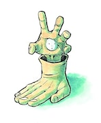 堀越耕平の自画像。