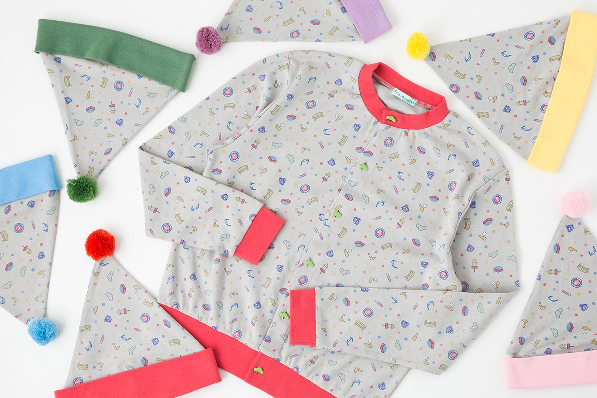 「おそ松さん」のコラボパジャマ。