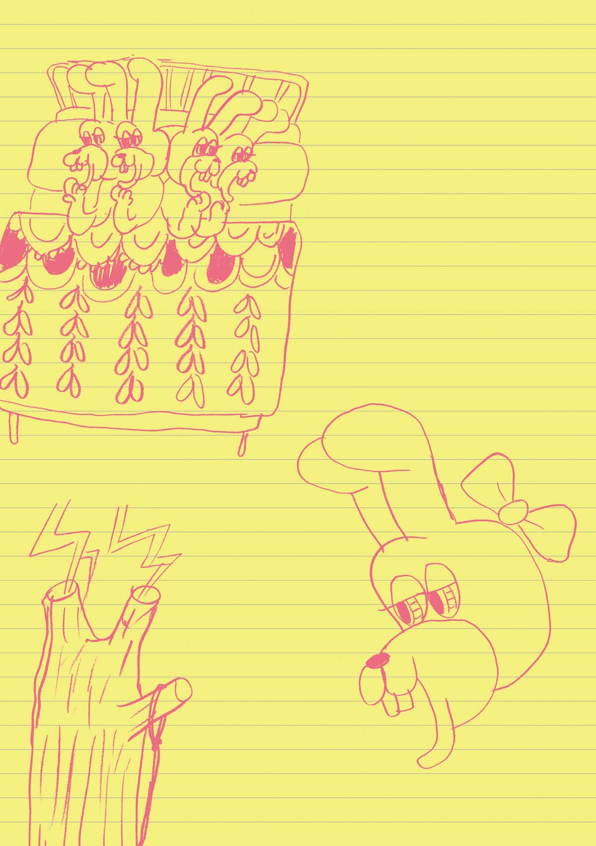 「うさぎのまんが」より。