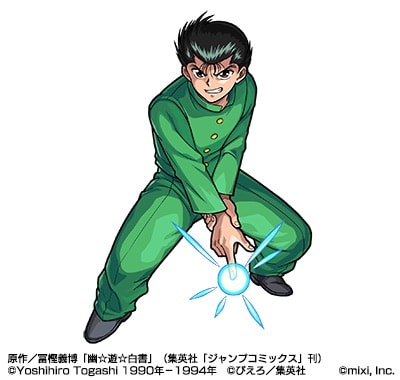 「水属性 ★5 浦飯幽助（進化前）」