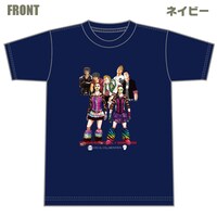 「クローズ×WORST×仮面女子コラボTシャツ」ネイビー