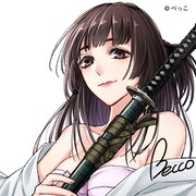 べっこによる応援イラスト。