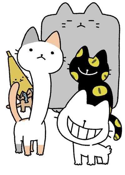 「ねこようかい」カット