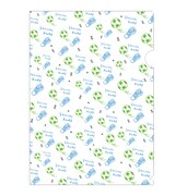 東急ハンズで先行販売される新一のクリアファイル。