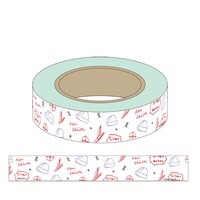 東急ハンズで先行販売される赤井のマスキングテープ。