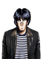 福本伸行が描き下ろした森田鉄雄のイラスト。(c)福本伸行