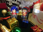 「『弱虫ペダル』クリスマスセット［ライトアップステージ＆ウッドオーナメント］」の使用例。