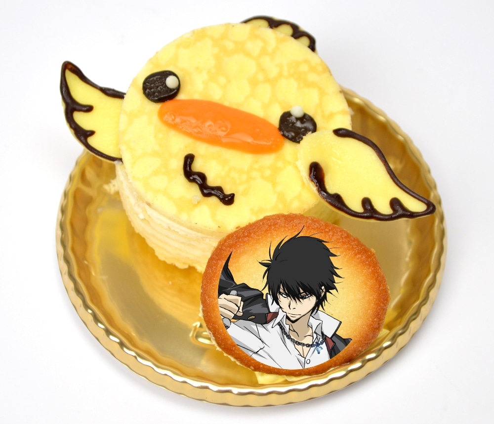 「雲雀恭弥とヒバードの緑たなびく並盛の～♪ケーキ（ミルクレープ）」