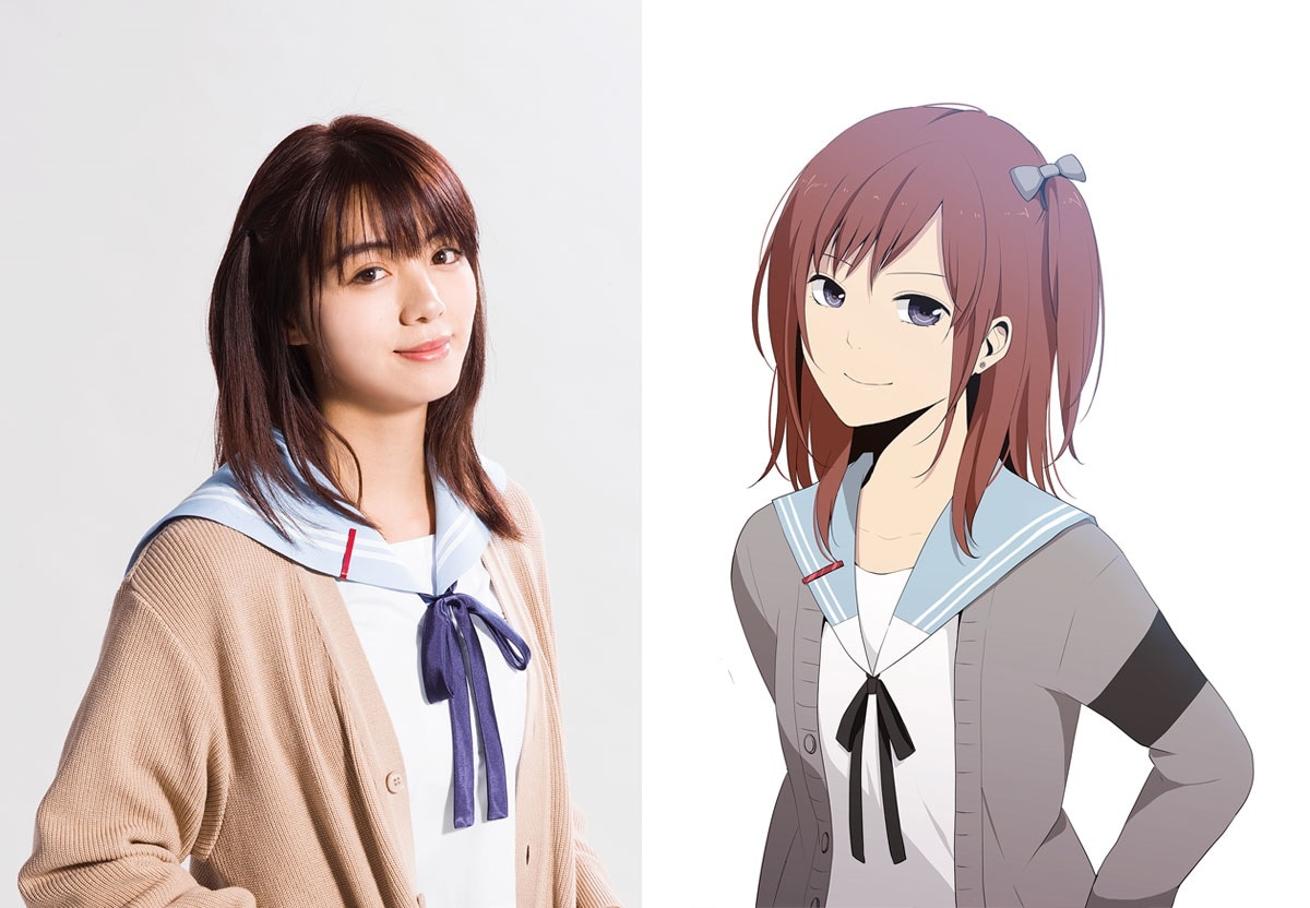 左から池田エライザ演じる狩生玲奈、原作の狩生玲奈。
