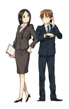 水谷フーカのイラスト。