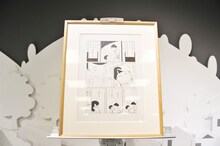 会場には近藤聡乃と山口晃による原画も展示された。