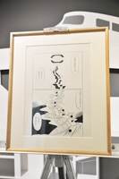 会場には近藤聡乃と山口晃による原画も展示された。