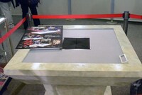 「福本伸行 横須賀ざわ…ざわ…展 カイジ×アカギ×黒沢の世界」の展示物。