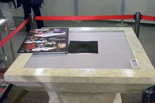 「福本伸行 横須賀ざわ…ざわ…展 カイジ×アカギ×黒沢の世界」の展示物。