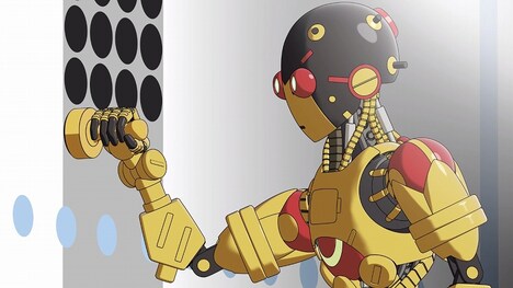 「アトム ザ・ビギニング」高専ロボコンとのコラボ映像のワンシーン。