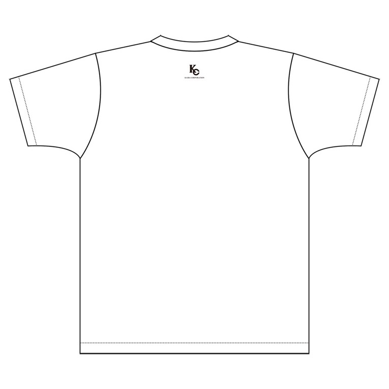 「Tシャツ 青眼の亜白」