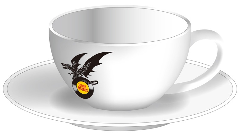 「コーヒーカップ ソーサーセット 青眼の亜白龍」