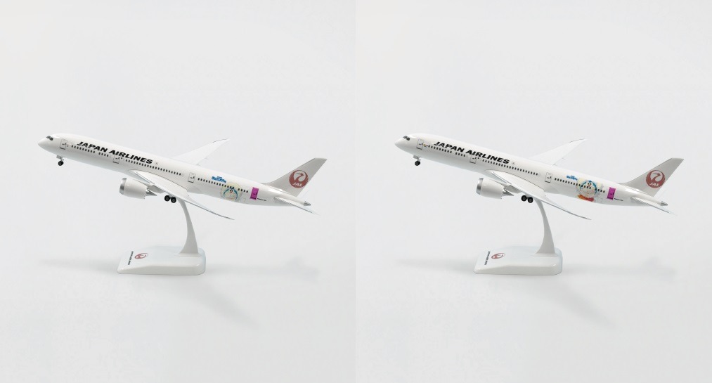 キャンペーンでもらえるA賞の「『JAL ドラえもんJET』モデルプレーン」。 (c)Fujiko-Pro,Shogakukan,TV-Asahi,Shin-ei,and ADK 2017
