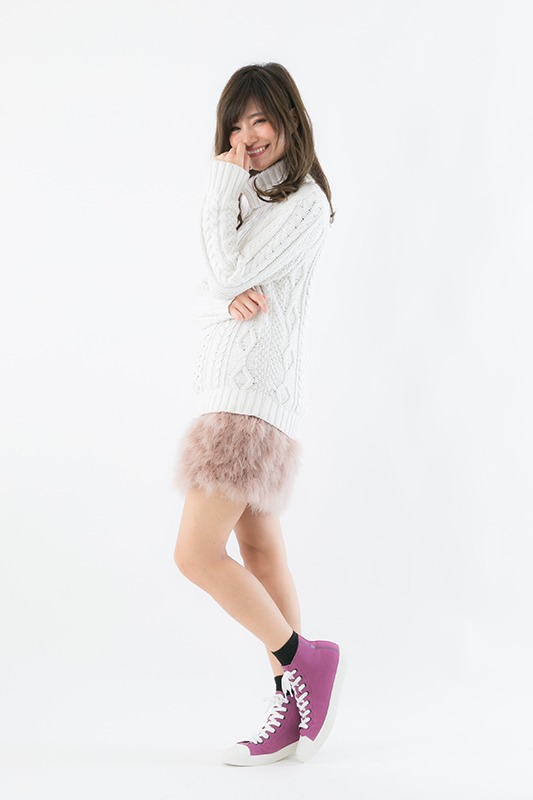 白鳥沢学園高校モデル スニーカー 着用イメージ