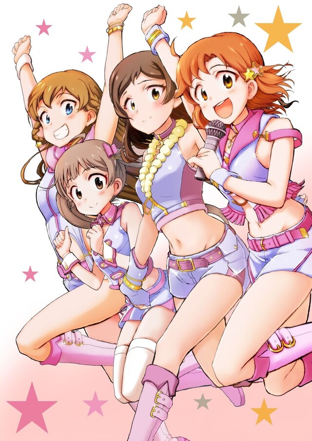 「アイドルマスター ミリオンライブ！」コミカライズ作品のキービジュアル。